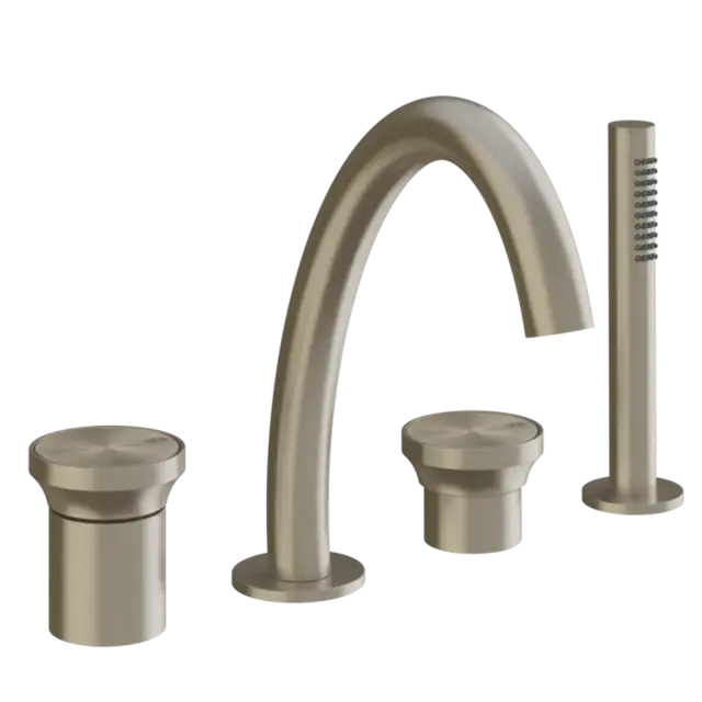 Смеситель для ванны Gessi ORIGINI 66037#149 FINOX BRUSHED NICKEL