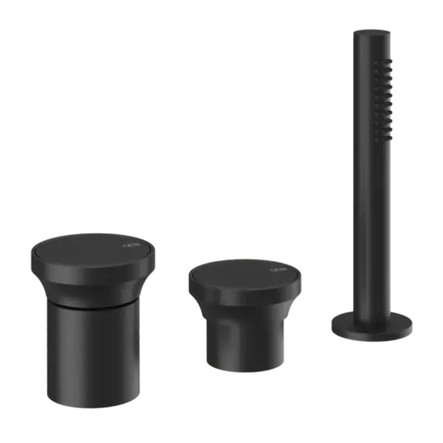 Смеситель для ванны Gessi ORIGINI 66043#299 черный XL