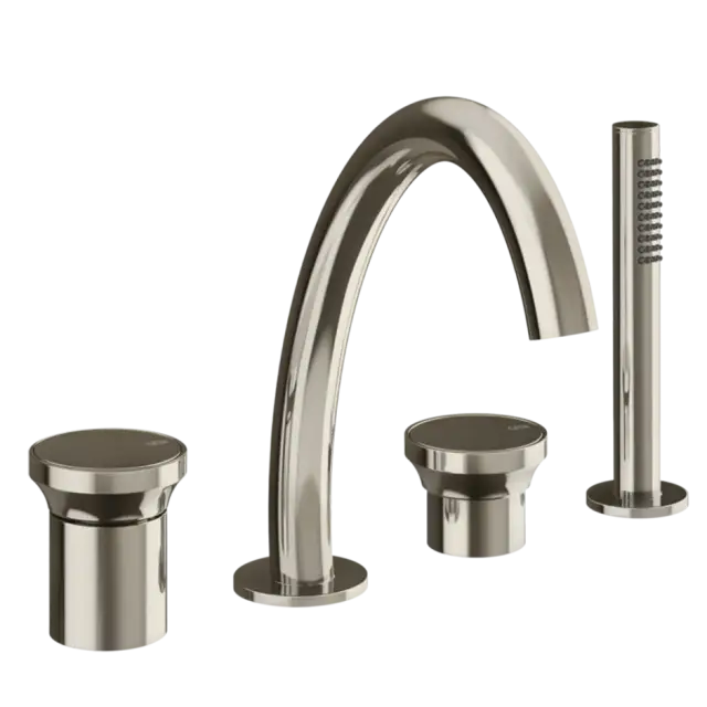 Смеситель для ванны Gessi ORIGINI 66037#720 NICKEL PVD