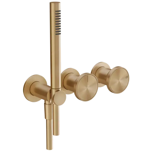 Смеситель для душа Gessi ORIGINI 66036#726 Warm Bronze Brushed PVD