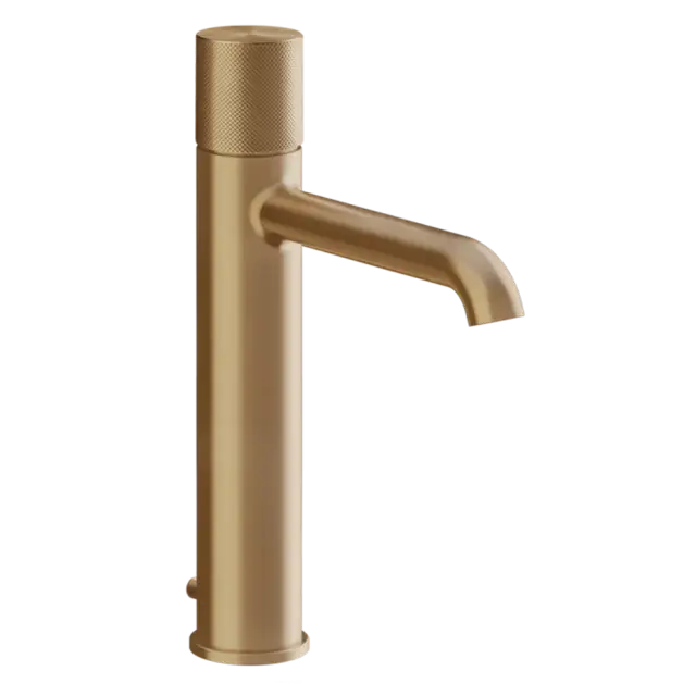 Смеситель для раковины Gessi HABITO DIAMANTATO 70605#726 цвет-Warm Bronze Brushed PVD