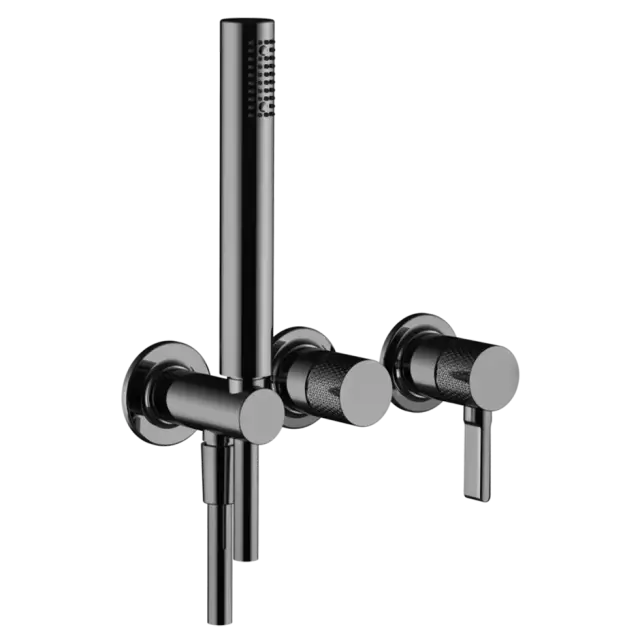 Смеситель для душа Gessi INCISO 58345#706 Black Metal PVD