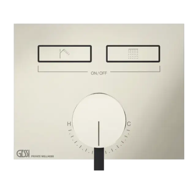 Смеситель для душа Gessi HI-FI 63079#720 NICKEL PVD