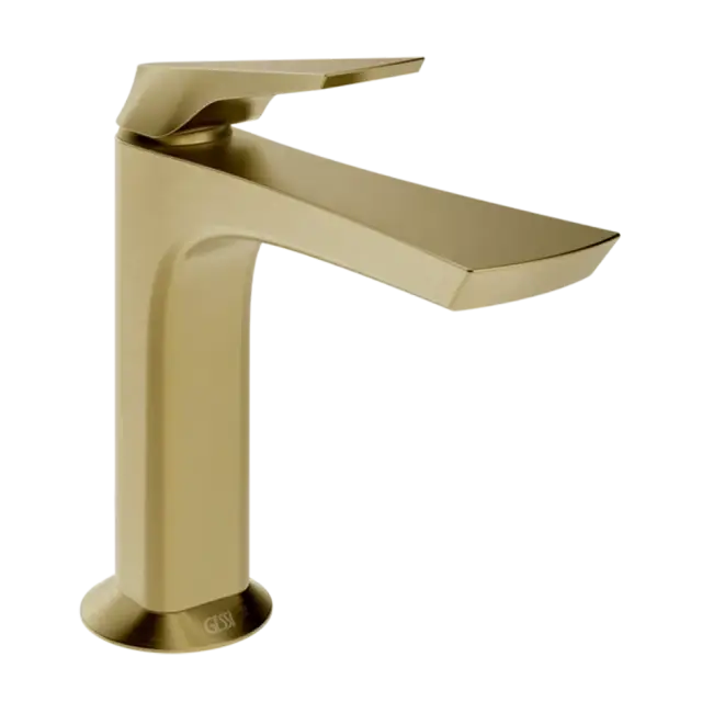 Смеситель для раковины Gessi VENTAGLIO 72002#727 цвет-браш.латунь PVD