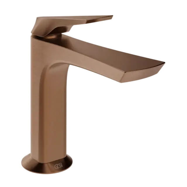Смеситель для раковины Gessi VENTAGLIO 72002#708 цвет-браш.Медный PVD