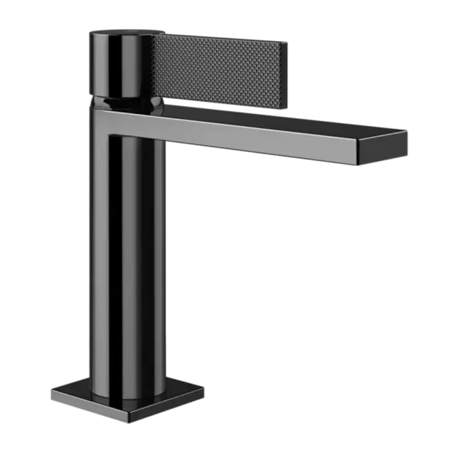 Смеситель для раковины Gessi INVERSO DIAMANTATO 73651#706 цвет-Black Metal PVD
