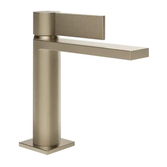 Смеситель для раковины Gessi INVERSO DIAMANTATO 73651#149 цвет-FINOX BRUSHED NICKEL