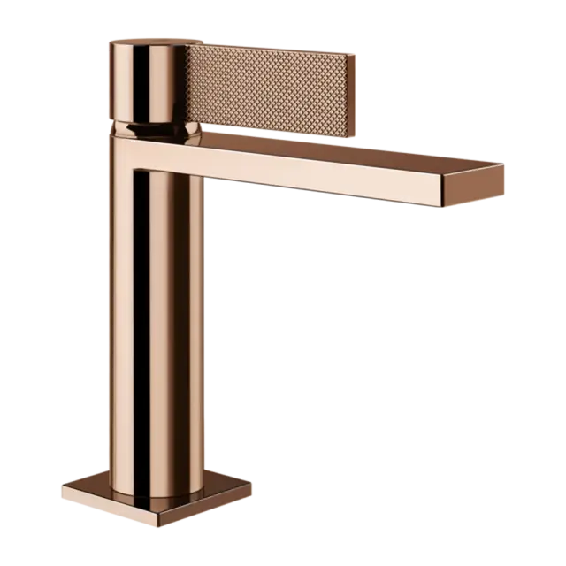 Смеситель для раковины Gessi INVERSO DIAMANTATO 73651#030 цвет-Медный PVD