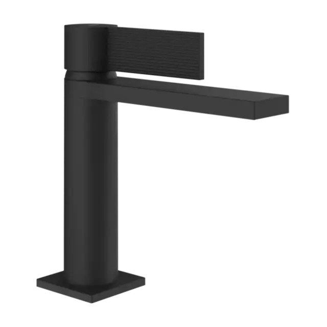 Смеситель для раковины Gessi INVERSO RIGATO 73551#299 цвет-черный XL