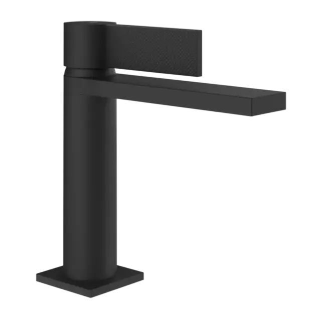 Смеситель для раковины Gessi INVERSO DIAMANTATO 73651#299 цвет-черный XL