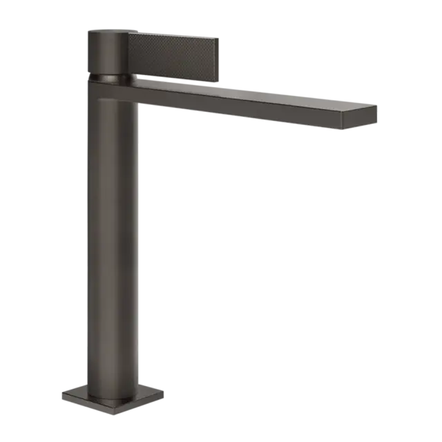 Смеситель для раковины Gessi INVERSO DIAMANTATO 73606#707 цвет-Black Metal Brushed PVD
