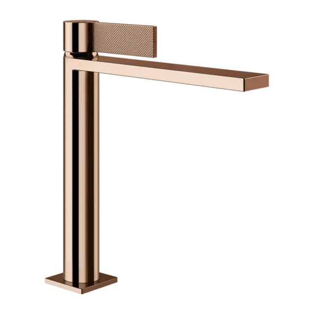 Смеситель для раковины Gessi INVERSO DIAMANTATO 73606#030 цвет-Медный PVD