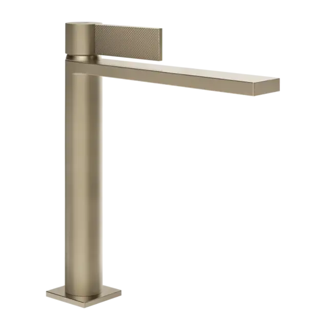 Смеситель для раковины Gessi INVERSO DIAMANTATO 73606#149 цвет-FINOX BRUSHED NICKEL
