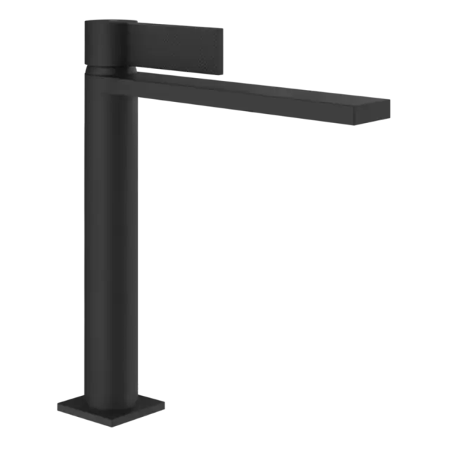 Смеситель для раковины Gessi INVERSO DIAMANTATO 73655#299 цвет-черный XL