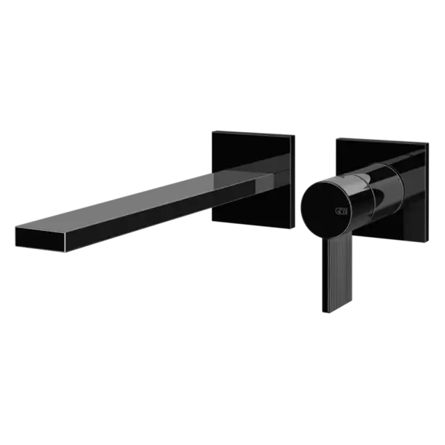 Смеситель для раковины Gessi INVERSO RIGATO 73588#706 цвет-Black Metal PVD