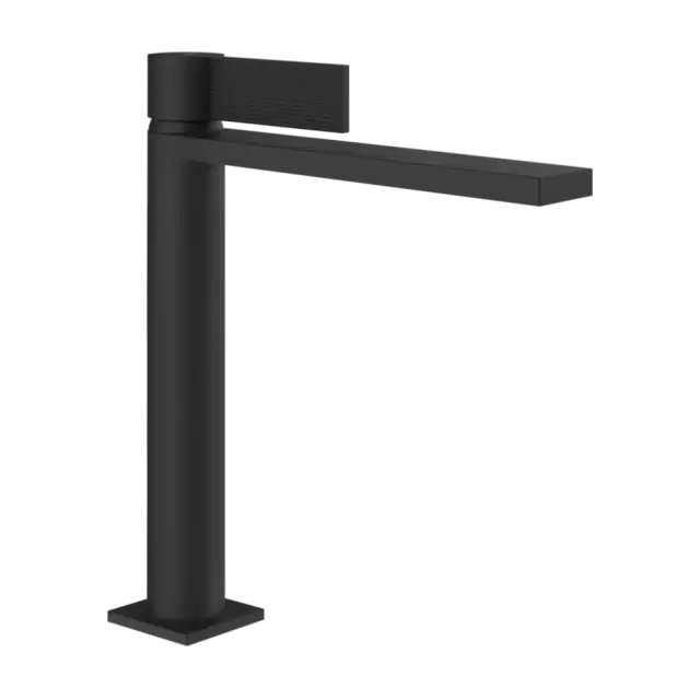 Смеситель для раковины Gessi INVERSO RIGATO 73555#299 цвет-черный XL