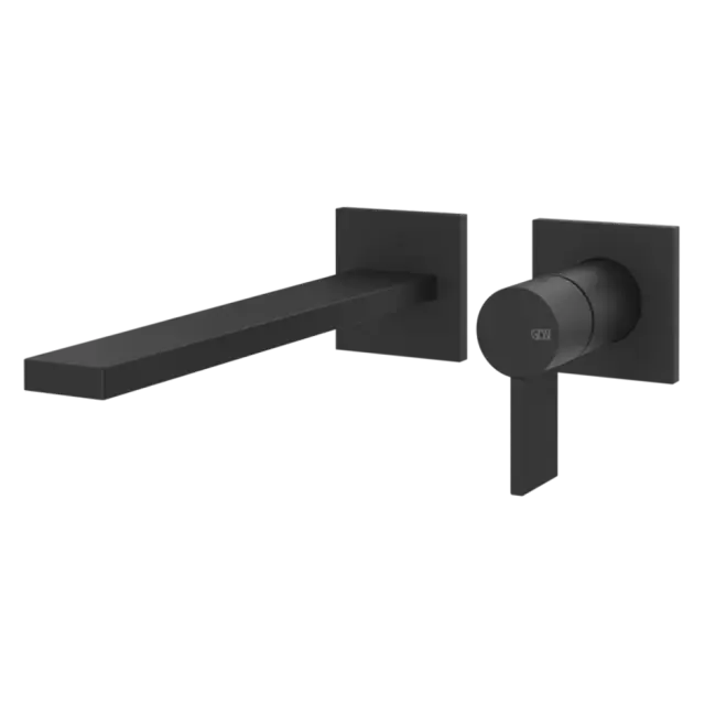 Смеситель для раковины Gessi INVERSO RIGATO 73588#299 цвет-черный XL