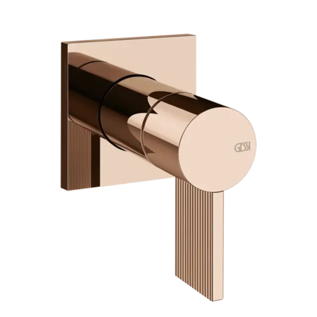 Смеситель для раковины Gessi INVERSO RIGATO 73509#030 цвет-Медный PVD