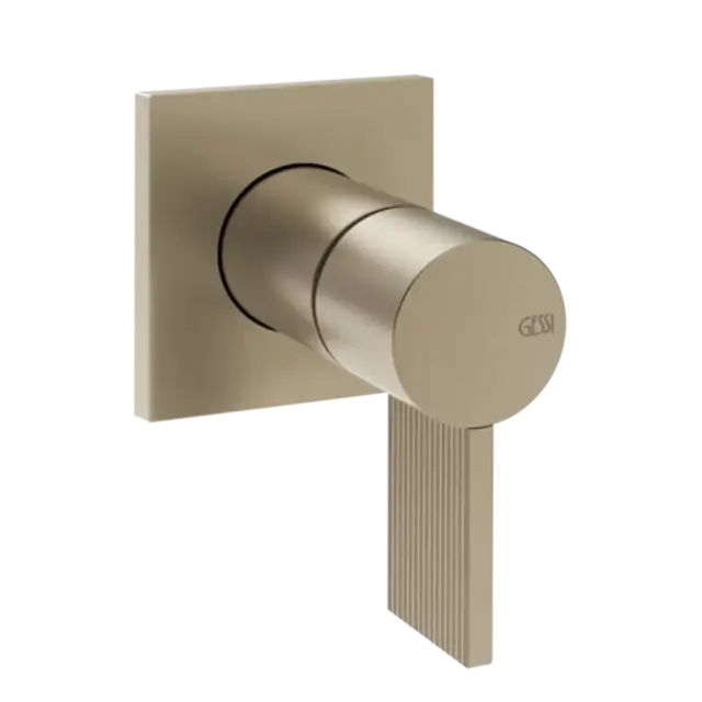 Смеситель для раковины Gessi INVERSO RIGATO 73509#149 цвет-FINOX BRUSHED NICKEL