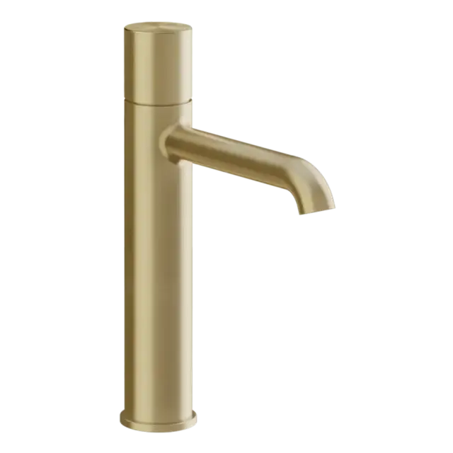 Смеситель для раковины Gessi HABITO 70006#727 цвет-браш.латунь PVD