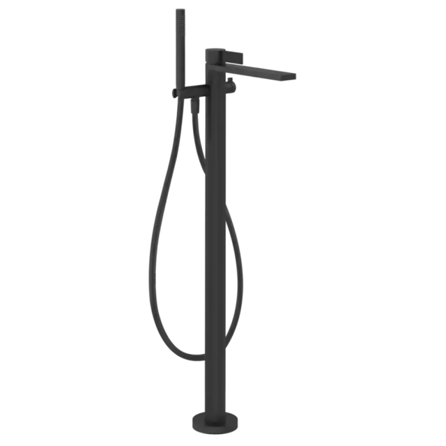 Смеситель для ванны Gessi INVERSO RIGATO 73528#299 цвет-черный XL