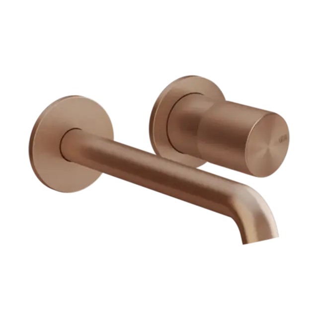 Смеситель для раковины Gessi HABITO 70088#708 цвет-браш.Медный PVD