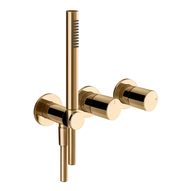Смеситель для душа Gessi HABITO 70038#735 цвет-Warm Bronze PVD