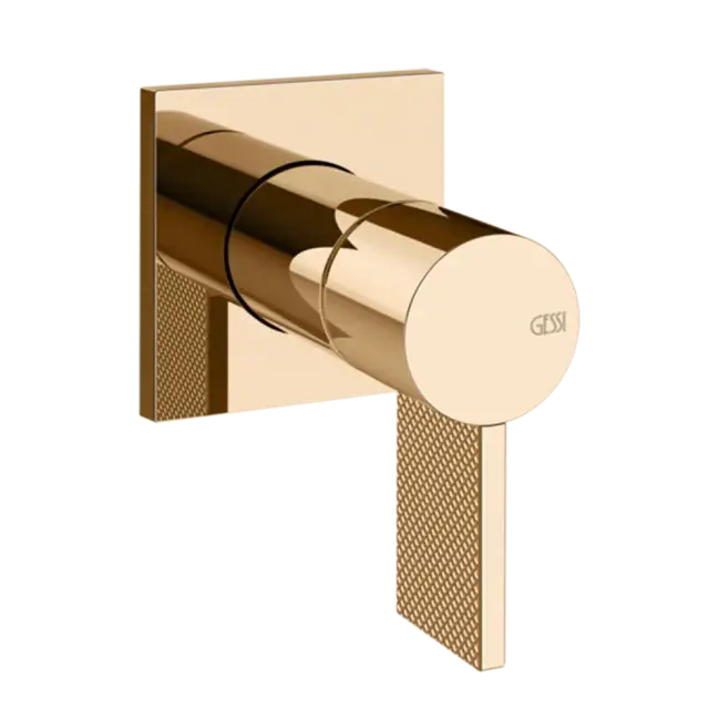 Смеситель для раковины Gessi INVERSO DIAMANTATO 73609#735 цвет-Warm Bronze PVD