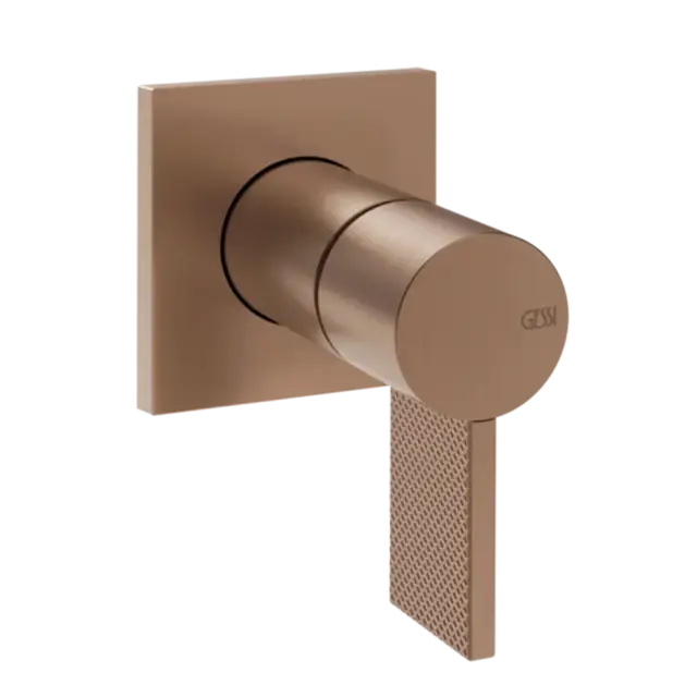 Смеситель для раковины Gessi INVERSO DIAMANTATO 73609#708 цвет-браш.Медный PVD