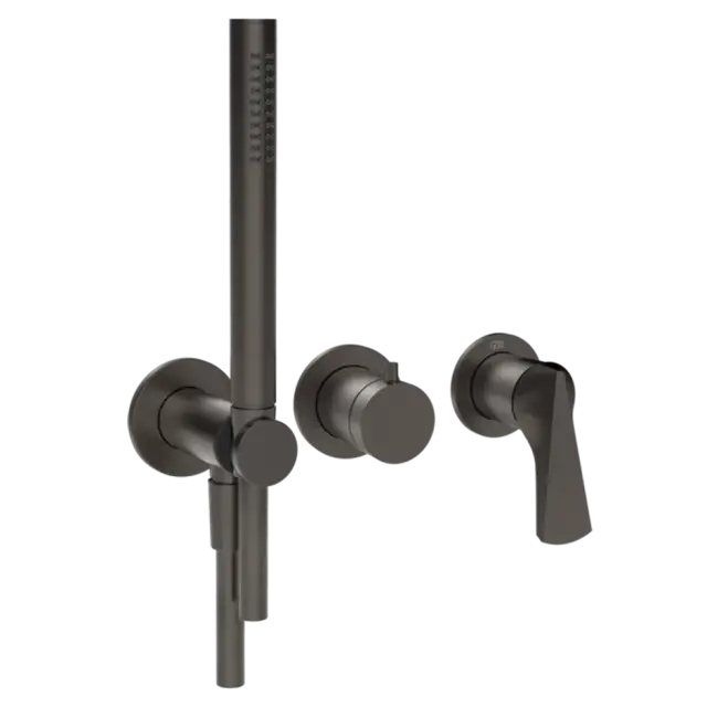 Смеситель для душа Gessi VENTAGLIO 72036#707 цвет-Black Metal Brushed PVD