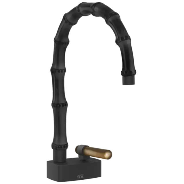 Смеситель для раковины Gessi Jacqueline 77401#299 цвет-черный XL