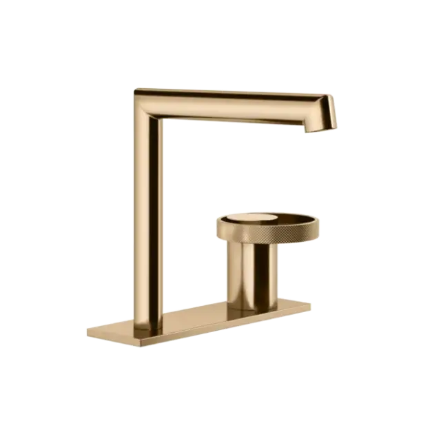 Смеситель для раковины Gessi ANELLO 63315#735 цвет-warm bronze PVD