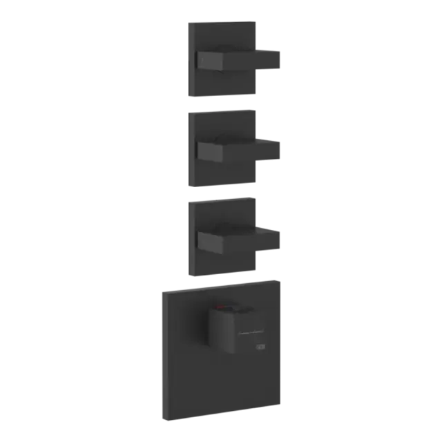 Смеситель для душа Gessi Rettangolo 43216#299 Цвет Black XL