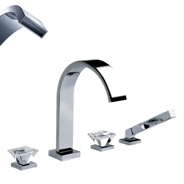 Смеситель для ванны Jorger EMPIRE ROYAL CRYSTAL 626.40.100.000-11 chrome/crystal clear