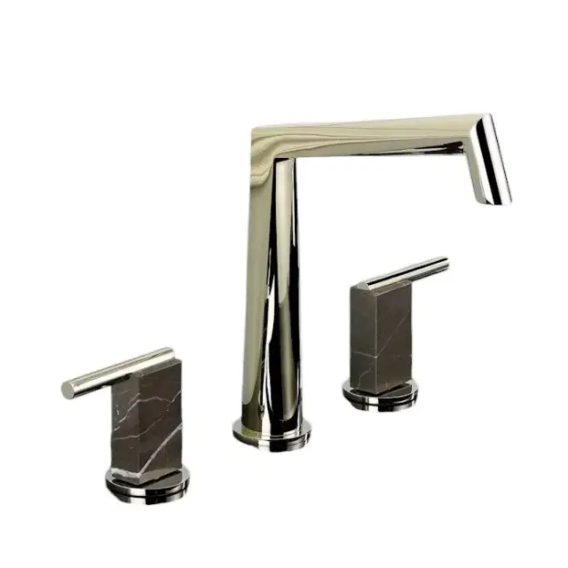 Смеситель для раковины THG Montaigne Leonardo Grey marble G3U-151