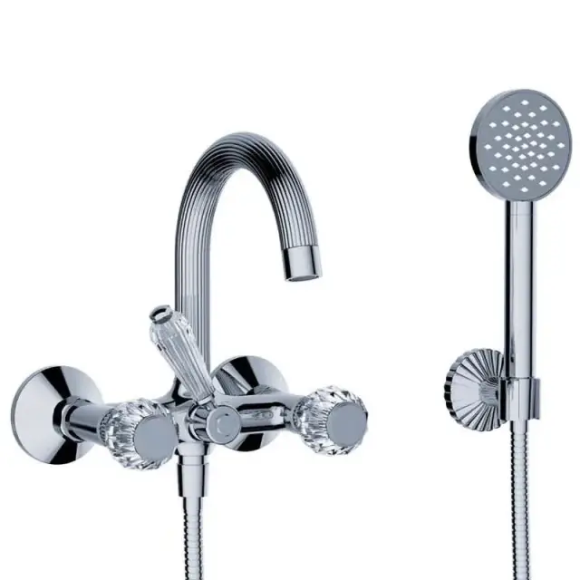 Смеситель для ванны Jorger CRONOS CRYSTAL 637.20.102.000 chrome