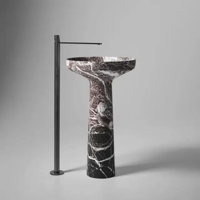 Раковина Antonio Lupi Ago AGO185 мрамор-ROSSO LEVANTO