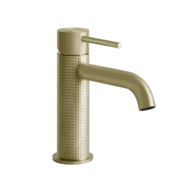 Смеситель для раковины Gessi CESELLO 54402#727 цвет-браш.латунь PVD