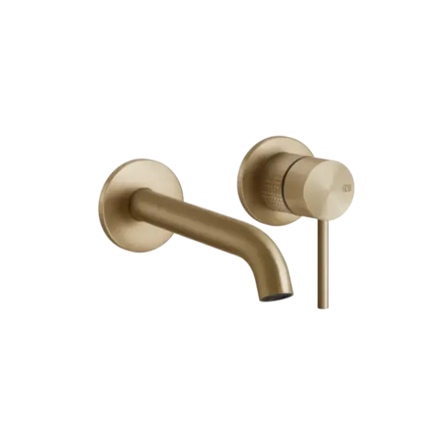 Смеситель для раковины Gessi 316 CESELLO 54486#726 цвет-warm bronze brushed PVD