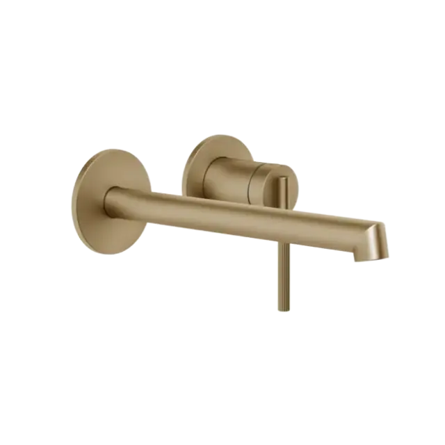 Смеситель для раковины Gessi INGRANAGGIO 63583#726 цвет-warm bronze brushed PVD