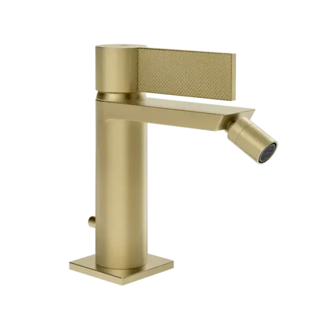 Смеситель для биде Gessi INVERSO DIAMANTATO 73607#727 цвет-браш.латунь PVD