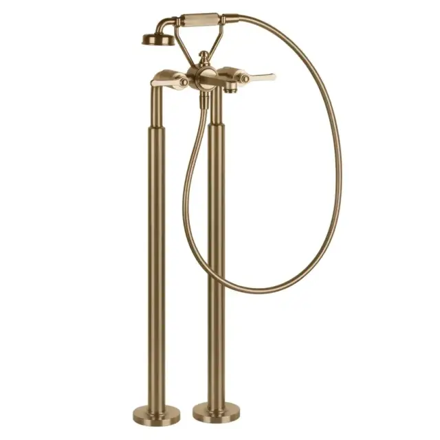 Смеситель для ванны Gessi VENTI20 65128#726 цвет-warm bronze brushed PVD