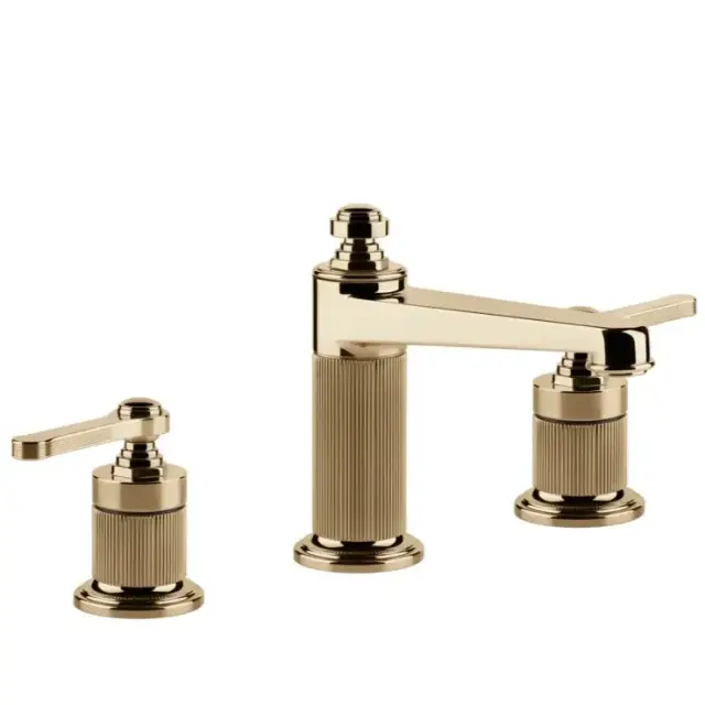 Смеситель для раковины Gessi VENTI20 65014#735 цвет-warm bronze PVD