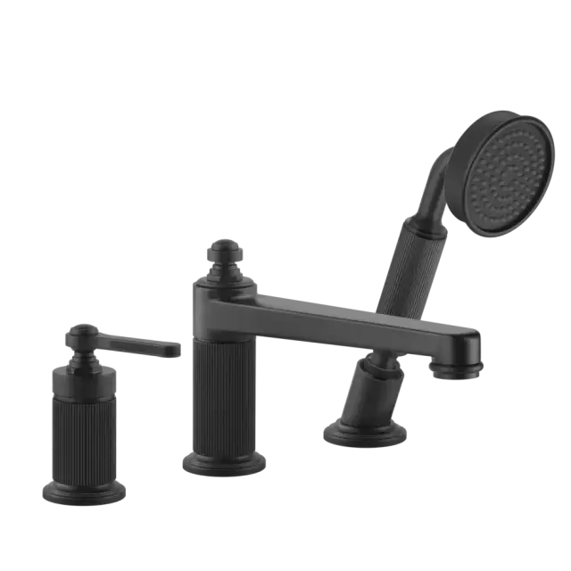 Смеситель для ванны Gessi VENTI20 65037#299 цвет-черный матовый