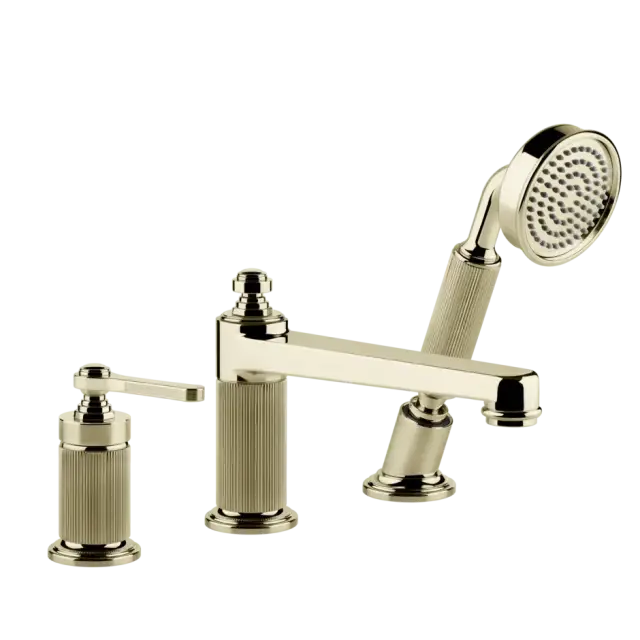 Смеситель для ванны Gessi VENTI20 65037#710 цвет-латунь PVD