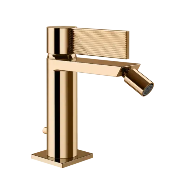 Смеситель для биде Gessi INVERSO RIGATO 73507#735 цвет-warm bronze PVD