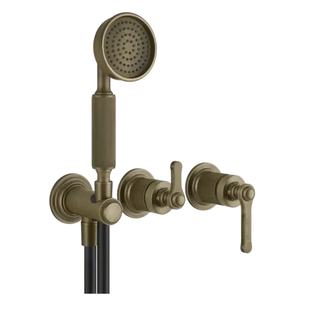 Смеситель для душа Gessi VENTI20 65036#713 цвет-античная латунь