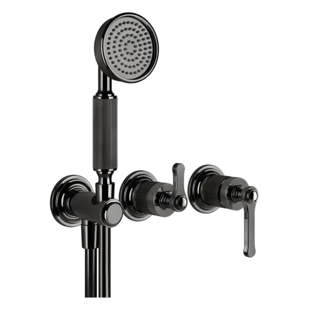 Смеситель для душа Gessi VENTI20 65036#706 цвет-black metal PVD