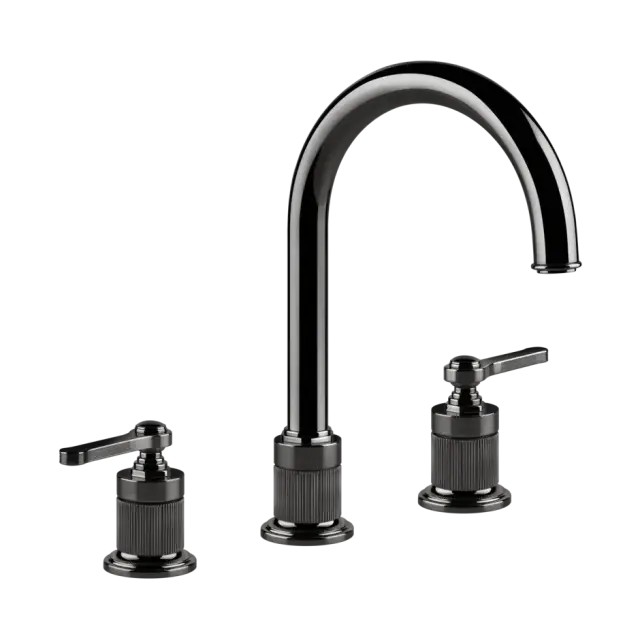 Смеситель для раковины Gessi VENTI20 65016#706 цвет-black metal PVD