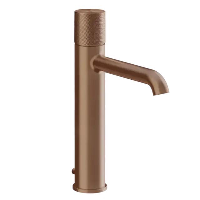 Смеситель для раковины Gessi HABITO DIAMANTATO 70605#708 цвет-браш.медь PVD